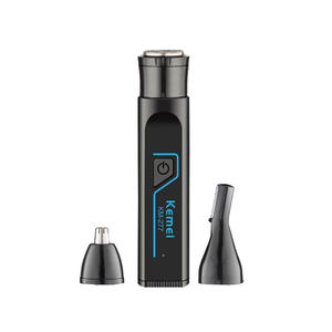 เครื่องโกนหนวดไฟฟ้า Kemei รุ่น KM-277 แบตเตอรี่แบบชาร์จได้ สำหรับผู้ชาย สีดำ ชุดอุปกรณ์ตกแต่งขน 3 in 1 - Product Image 1