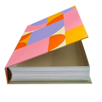 Boîte en forme de livre rigide vide en papier de luxe, aimantée, emballage personnalisé, boîte d'emballage pour bonbons et chocolats