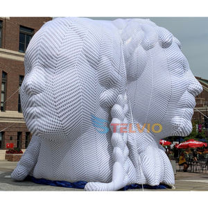 Figure gonflable géante réaliste de décoration d'activité modèle gonflable fait sur commande de visage de figure pour la décoration extérieure - Product Image 4