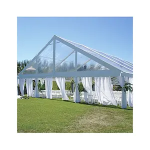 Vendita calda all'aperto grande tenda trasparente tenda in alluminio mostra festa nuziale tenda bianca per eventi