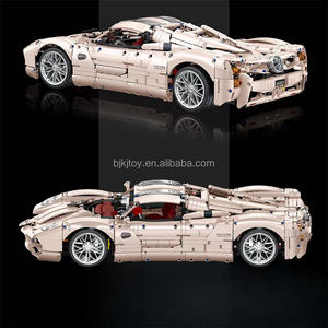 Jie Star Jj9210 2025 Car Series Utopian Super Racing Modèle d'assemblage haute difficulté Cadeau de vacances 3428pcs Ensembles de blocs de construction - Product Image 4