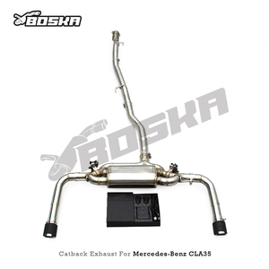Silenciador Deportivo OEM con Válvula para Mercedes-Benz CLA35 AMG W118 2.0T, Sistema de Escape Boska de Acero Inoxidable con Control Dinámico - Product Image 6