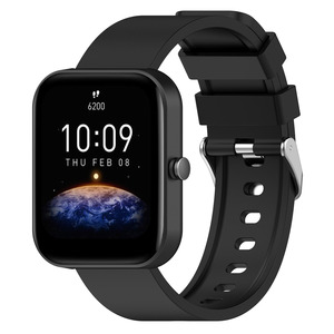 Bracelet de montre officiel en silicone de remplacement étanche de 20mm pour montre OnePlus <span class=keywords><strong>Nord</strong></span> - Product Image 1