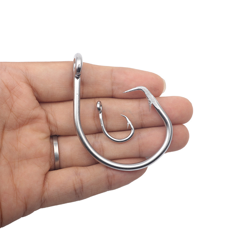 Super Strong 28/0 Stainless Steel Big Game Saltwater 39960 Hooks for Tuna Catfish Bass Fishing Tackle Fishing Tuna Circle Hooks Super Strong 28/0 Stainless Steel Big Game Saltwater 39960 Hooks for Tuna Catfish Bass Fishing Tackle Fishing Tuna Circle Hooks