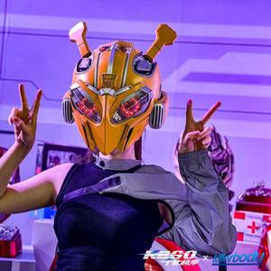 Cascos de Abejorro Atractivos HC con Voz y Luz, Serie Transformable, Máscaras de Fiesta de Halloween, Regalos para Entretenimiento Infantil - Product Image 5