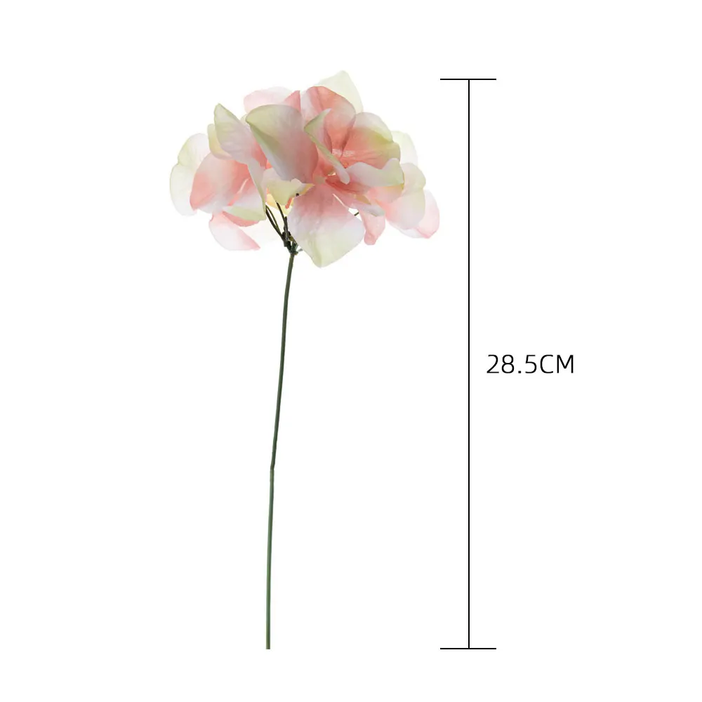 SENMASINE Hydrangea Artificial Silk Fabric Flower Real Touch 28.5cm Fake Hydrangeas For Wedding Home Decor Centerpiece Flower