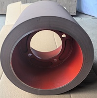 Rouleaux en caoutchouc pour décortiqueuse de riz Hongqi Bridge, rouleaux en caoutchouc SBR NBR de 10 pouces avec noyau en fer et aluminium pour moulin à riz