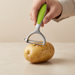 Éplucheur à légumes en acier inoxydable, éplucheur à pommes de terre et fruits avec poignée antidérapante, gadget de cuisine domestique - Product Image 4