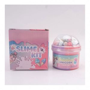 Wholesale Popular DIY Handmade ECO-friendly <b>Slime</b> Kit Smooth Glitter Add-ons Colorful Ice Cream Design Toy Certified Safe for - Product Image 5