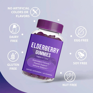 Gummies OEM ODM sans additifs artificiels, favorisent la régulation immunitaire et métabolique avec du zinc, <span class=keywords><strong>de</strong></span> la vitamine C et <span class=keywords><strong>de</strong></span> la vitamine D - Product Image 2