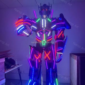 Disfraz <span class=keywords><strong>de</strong></span> Robot Azul para Adultos <span class=keywords><strong>de</strong></span> Alta Calidad, Material EVA, para Publicidad, Agencias, Cosplay <span class=keywords><strong>de</strong></span> Películas y Programas <span class=keywords><strong>de</strong></span> Televisión <span class=keywords><strong>Famosos</strong></span>, con Luces LED - Product Image 5