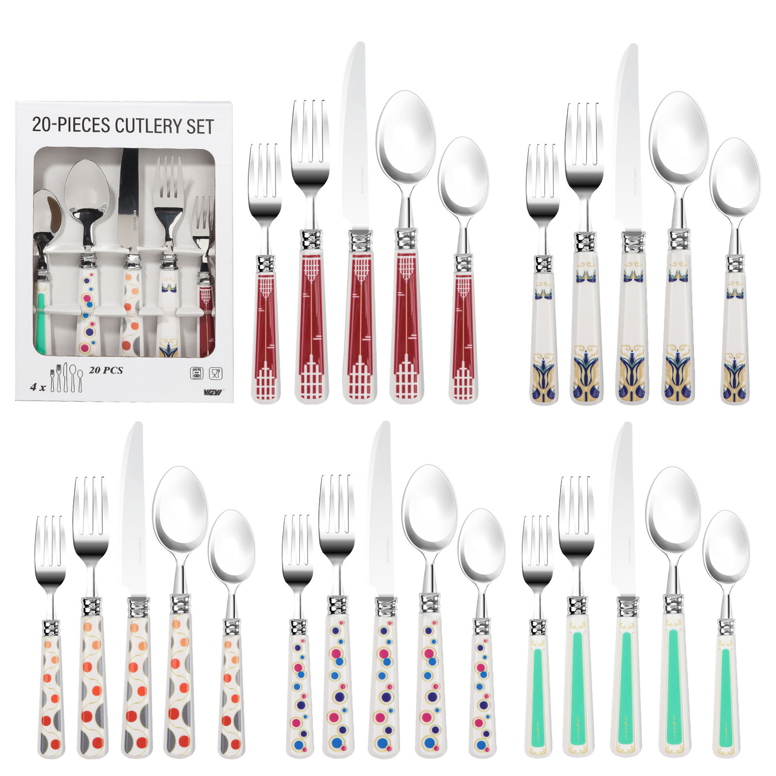 Stamp-20pcs/boîte de couleur