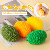 En gros, Fidget anti-stress en caoutchouc silicone, super doux, à remontée lente, à paillettes, en forme de carotte, banane, cerise ou boule, cadeau promotionnel