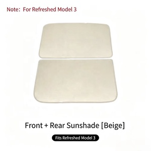 XLX Nouvelle housse <span class=keywords><strong>pare</strong></span>-<span class=keywords><strong>soleil</strong></span> pour Tesla Model 3/Y Highland, protection <span class=keywords><strong>triangulaire</strong></span> anti-chaleur et anti-UV pour toit, accessoire automobile en place - Product Image 2