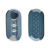 Dernière conception pliante nouvelle couverture de clé de voiture souple bord doré étui à clés en TPU housse de protection pour accessoires Fiat 500