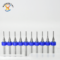 Jeu de fraises en carbure de tungstène micro Warrior pour fraisage et perçage de circuits imprimés CNC, haute précision, ODM OEM