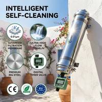 Sistema de Drenaje Inteligente, Sistema de Ultrafiltración de Acero Inoxidable, Sistema para Toda la Casa, Filtro de Agua UF