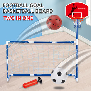 Portería de Fútbol y Canasta de Baloncesto Dos en Uno, Juguete Deportivo Infantil para Interior y Exterior, Juego Interactivo para Padres e Hijos - Product Image 5