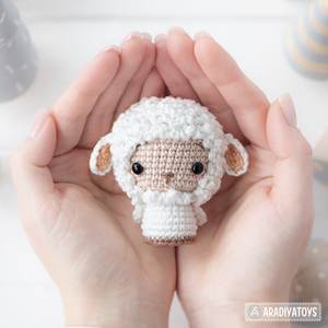 KIVA Nativité Scène <span class=keywords><strong>Crochet</strong></span> Poupées Amigurumi Ensemble À La Main <span class=keywords><strong>De</strong></span> Noël Religieux Polyester En Peluche Jouets Joseph Mary Bébé Jésus Tricoté - Product Image 6