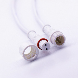 GJQ M12 <b>Waterproof</b> <b>Cable</b> 2-Core DC Connector For LED Landscape Lights - Product Image 4