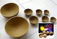 Coquilles en papier jetables écologiques de 2 pouces à effets de scintillement – Composants d'assemblage de feux d'artifice pour mariages et concerts