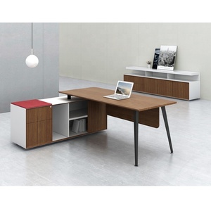 プロフェッショナルプロデュースラグジュアリーマネージャーオフィスセットエグゼクティブモダンオフィスデスク - Product Image 4