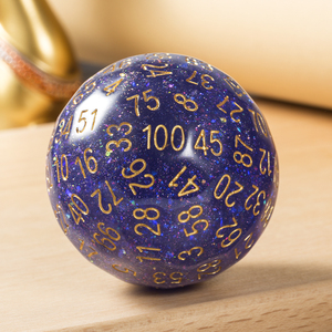 Dados de Resina de 50 mm, D100, Azul y Rosa, con Logotipo Personalizado para D&D, Dados de Monstruo, Rodillo de Dados de 100 Caras, Juego de Rol Poliedrico - Product Image 5