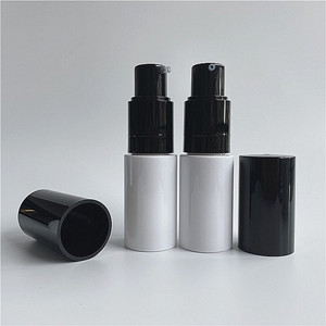 Bioplastic Food Grade Portable Transparent 35ml Plastic Hair Fiber Powder Spray Bottle with Full Cap