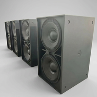 SUB 9006 Active 2x18 "3600W Line Array Cabinet professionnel en néodyme Big Bass Dual 18" Subwoofer 8 Ohm