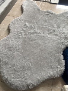 90*120cm Polyester giả lông thỏ sống Mat mềm cảm ứng chống trượt giả da lộn ủng hộ thảm cho phòng khách tùy chỉnh thiết kế - Product Image 3