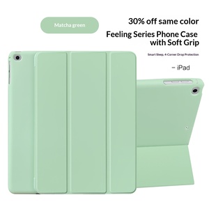 Funda protectora de cuero con tapa triple para iPad 9 2021 Mini 6 Galaxy Tab A8 - Product Image 2