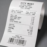 Gulungan Kertas Thermal Kustom OEM 57mm 80mm Bebas BPA untuk Printer Struk POS di Kasir Supermarket