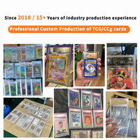 Étui de protection personnalisable en acrylique transparent 35PT pour cartes gradées par ultrasons, support pour cartes à collectionner, étuis de gradation pour cartes de baseball CGC et PSA