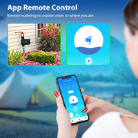 Dispositivo de Riego Inteligente WiFi Neo Moderno de un Solo Canal, Control Remoto, Medición Integrada, Funciona con Batería, para Uso en el Hogar y Jardín