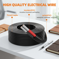 Cable de Altavoz de Cobre Estañado de Grado Marino 22 AWG de 2 Núcleos, Resistente al Agua y a los Rayos UV, con Revestimiento de PE para Sistemas de Audio en Barcos