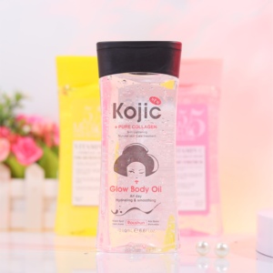 Perawatan Kulit Wajah Korea Label Pribadi Kojic Pure Collagen Glow Body <span class=keywords><strong>Oil</strong></span> & Serum Vitamin C Minyak Esensial Murni untuk Wanita - Product Image 2