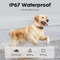 Neuestes intelligentes Hunde-Batter-Training-Kragen magnetische Aufladung elektronischer Schock Schallvibration 4 Arbeitsmodi Hunde-Batter-Schutzkragen