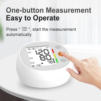 Tensiomètre électronique numérique automatique portable avec écran LCD, tensiomètres, sphygmomanomètre, utilisation domestique automatique