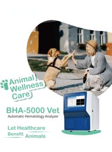 BHA-5000Vet <span class=keywords><strong>5</strong></span> Bölümlü Veteriner Hematoloji Analizörü Otomatik Kan Testi Tıbbi CBC Cihazı <span class=keywords><strong>5</strong></span> Bölümlü Hematoloji Analizörü - Product Image 5