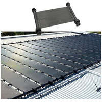 Fabrication en gros collecteurs professionnels panneau chauffé à l'eau piscine sur le toit avec système de contrôleur d'énergie solaire