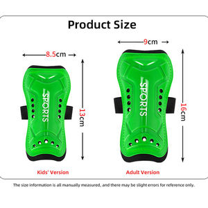 Protège-tibias de football légers à sangle pour enfants et adultes, pour l'entraînement et la compétition, pour le marché transfrontalier - Product Image 4