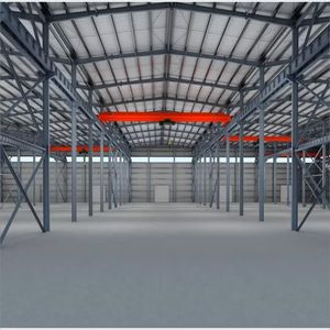 Almacén de estructura de acero prefabricado profesional de diseño moderno Opción económica para uso en taller - Product Image 1