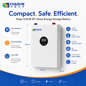 แบตเตอรี่ Growatt <span class=keywords><strong>HOPE</strong></span> 5.0LW-B1 5kWh 51.2V LFP แบบชาร์จได้ ติดผนัง 6000 รอบการใช้งาน AC สำหรับระบบกักเก็บพลังงานภายในบ้าน - Product Image 3