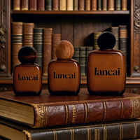Flacons pulvérisateurs en verre mat de luxe élégants et rechargeables avec contenants de parfum sérigraphiés pour le voyage – Bouteilles de parfum