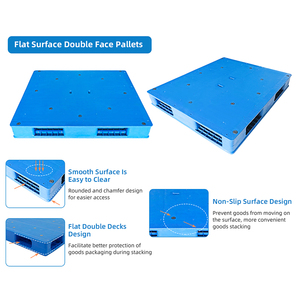 1200x1000 Heavy Duty EURO kích thước Virgin vệ sinh Pallet Nhựa cho thực phẩm nước giải khát ngành công nghiệp - Product Image 3