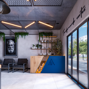 Özel Tasarım Lüks Mavi Tonlu Kuaför Salonu Düzeni Tasarımı Özel Ölçü Vitrinler Tek Noktadan Ticari Alan Özelleştirme Hizmeti - Product Image 2