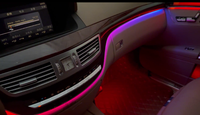 ICarsin pour Mercedes Benz Classe S S-class 2005-2013 W221, éclairage ambiant dynamique, bande lumineuse LED colorée, kit d'éclairage intérieur de voiture