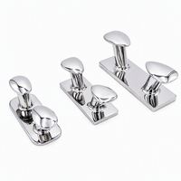 Borne d'amarrage marine SS316 de 6 à 12 pouces, double borne d'amarrage en acier inoxydable pour yacht, accessoires de pont de qualité club nautique et marina
