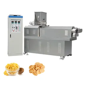 Healthy food breakfast cereal corn flake making machines crispy corn chips producing line