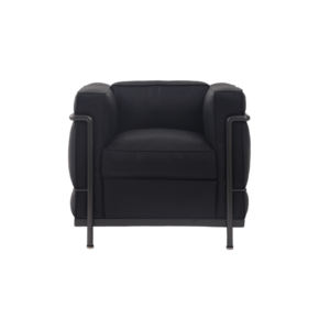 Chaise design moderne série LC Fauteuil en métal noir une <span class=keywords><strong>place</strong></span> pour canapés de salon pour décoration d'appartement et d'hôtel - Product Image 2